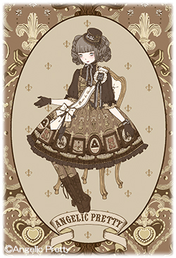 Musee du chocolat art piece by Imai Kira for Angelic Pretty
